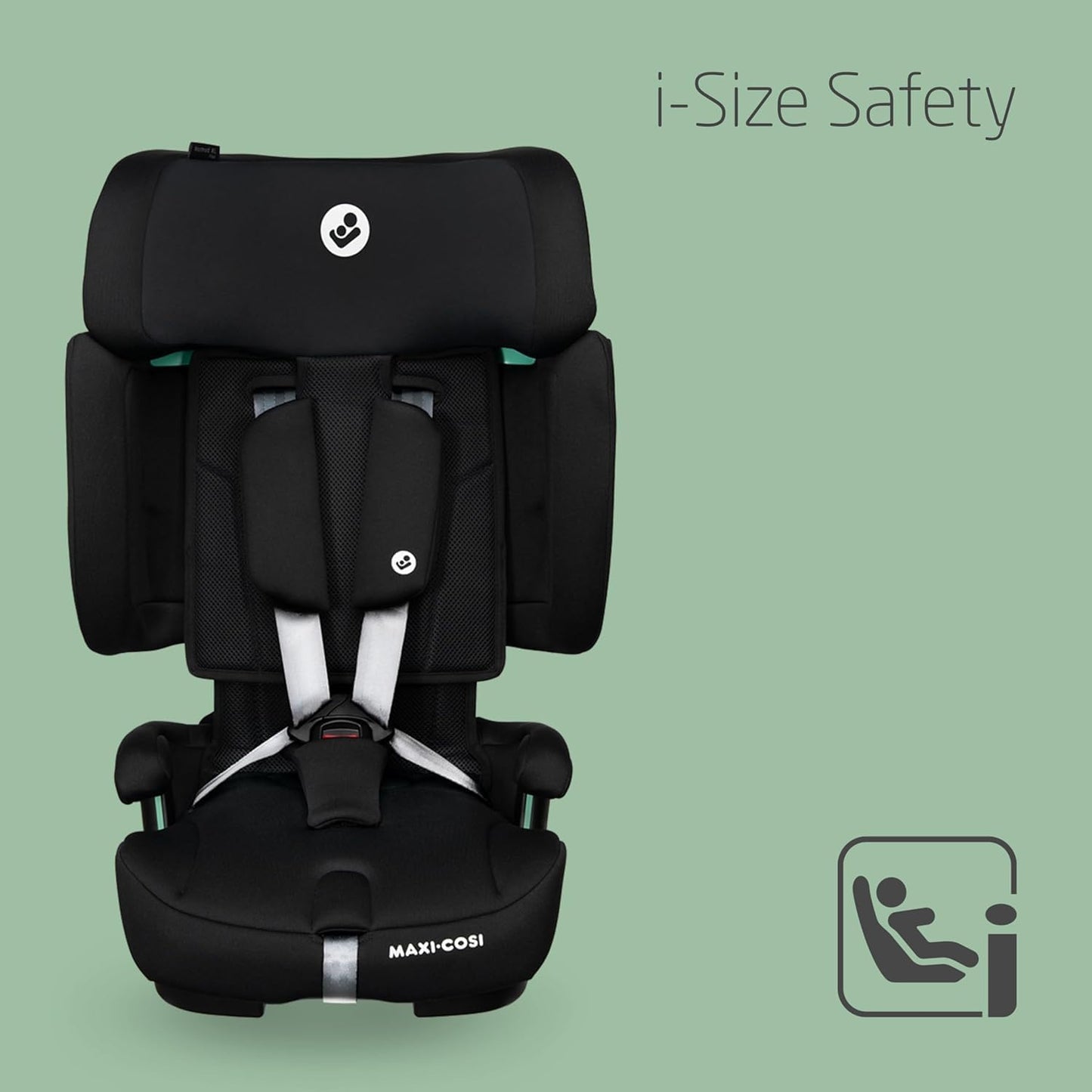 Travel-friendly Maxi Cosi Nomad Plus XL car seat with ISOFIX and top tether available to rent from Thursday’s Child