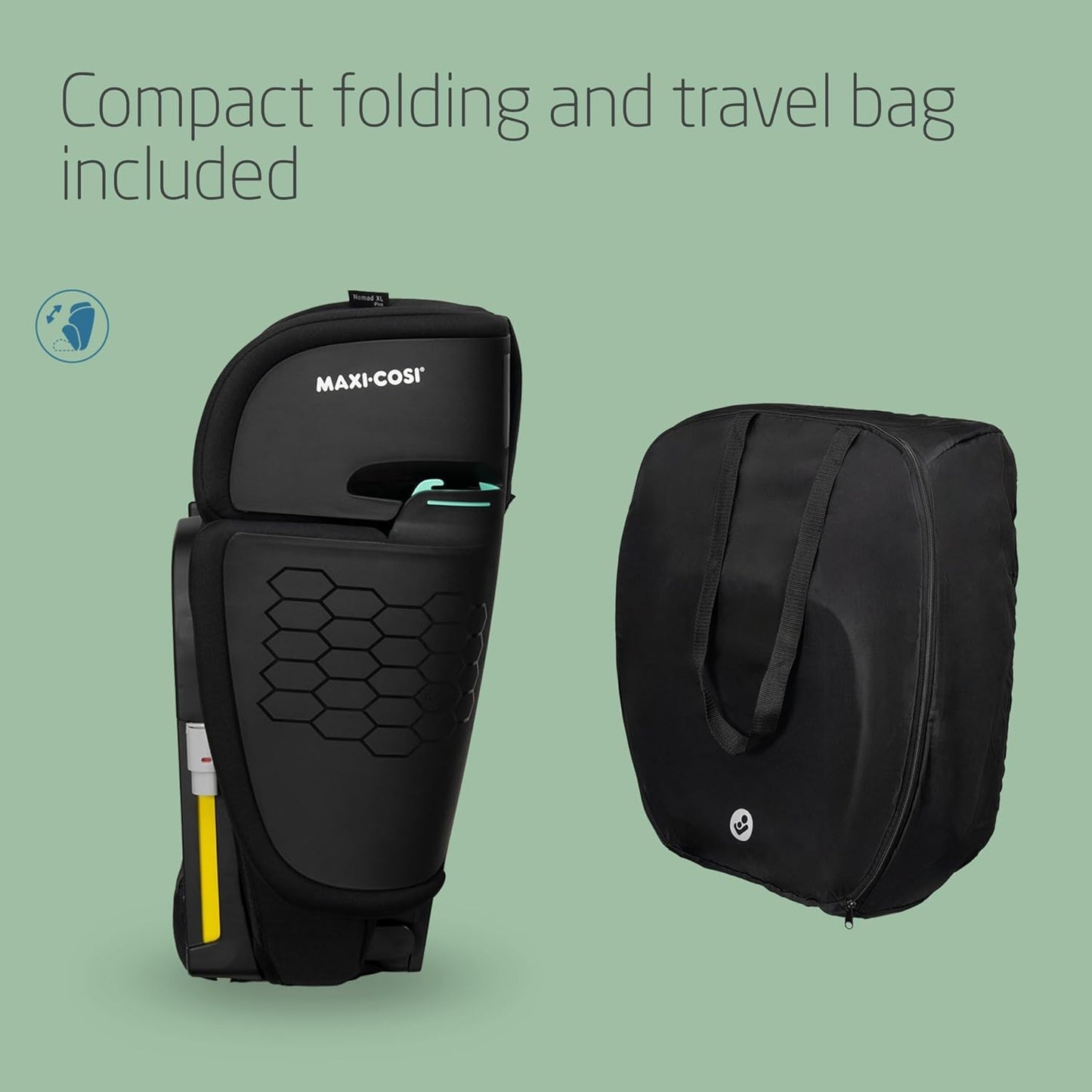 Thursday’s Child Rental offers Maxi Cosi Nomad Plus XL lightweight ISOFIX toddler car seat with top tether