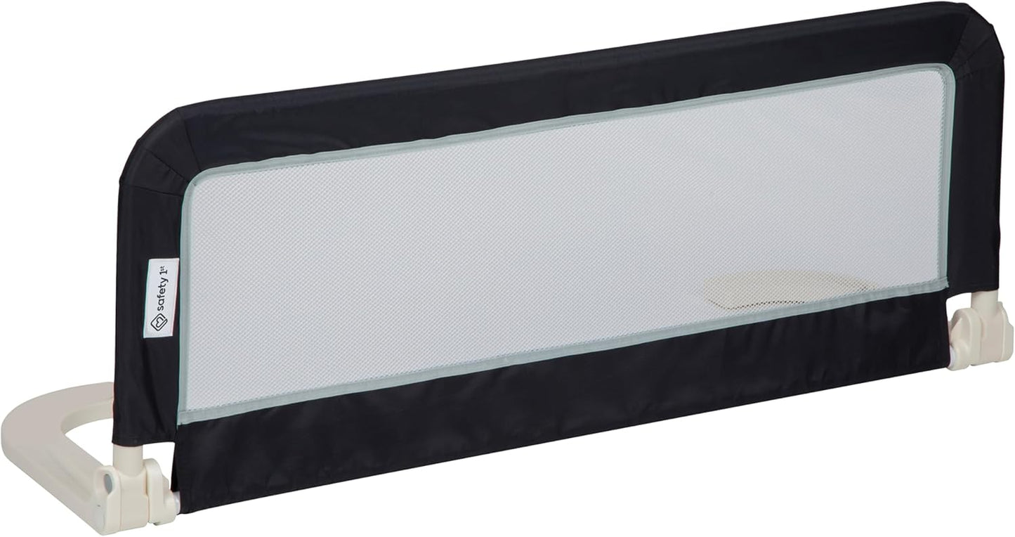 Safety 1st portable bed rail for toddlers – lightweight, mesh safety guard for travel and baby gear rental from Thursday's Child Rental
