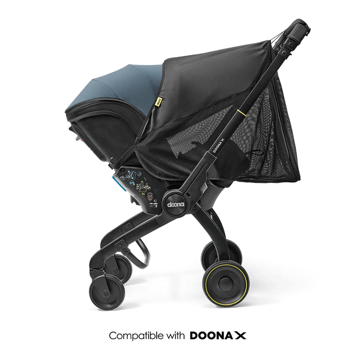 Doona X 360° Protection stroller and car seat rental — 360-degree safety, easy mobility, and hassle-free travel from Thursday's Child Rental.