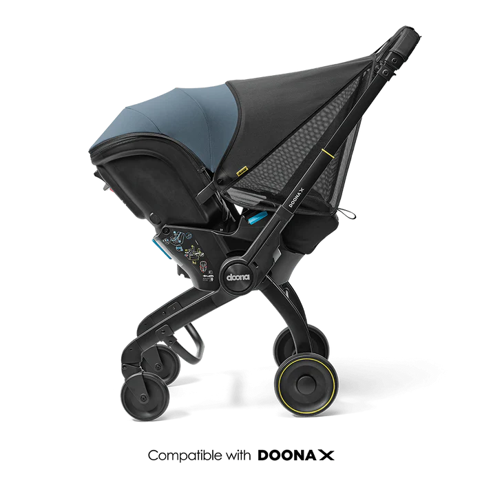 Rent the Doona X Sunshade Extension from Thursday's Child Rental for enhanced stroller and car seat sun protection.