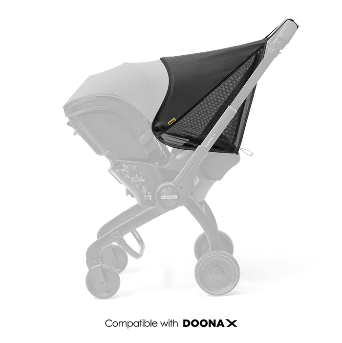 Thursday's Child Rental offers the Doona X Sunshade Extension — extendable UV cover for Doona infant car seat and stroller.