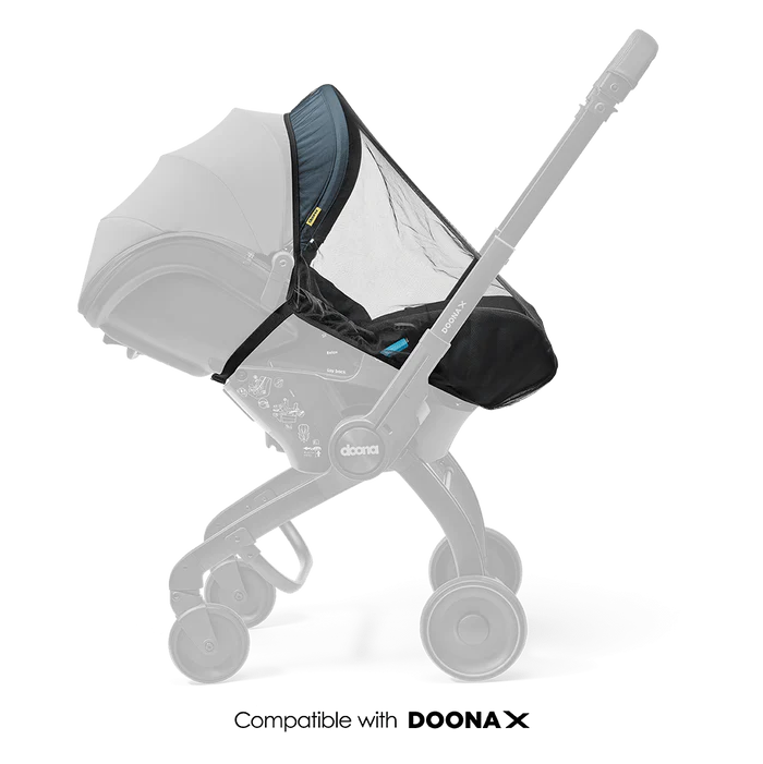 Doona X Insect Net for stroller and car seat — keep your baby protected from insects, available at Thursday's Child Rental.