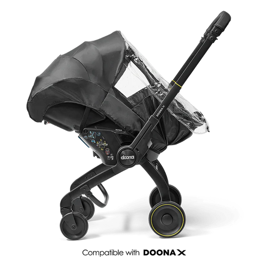 Thursday's Child Rental Doona X Raincover — weatherproof cover for Doona car seat and stroller.