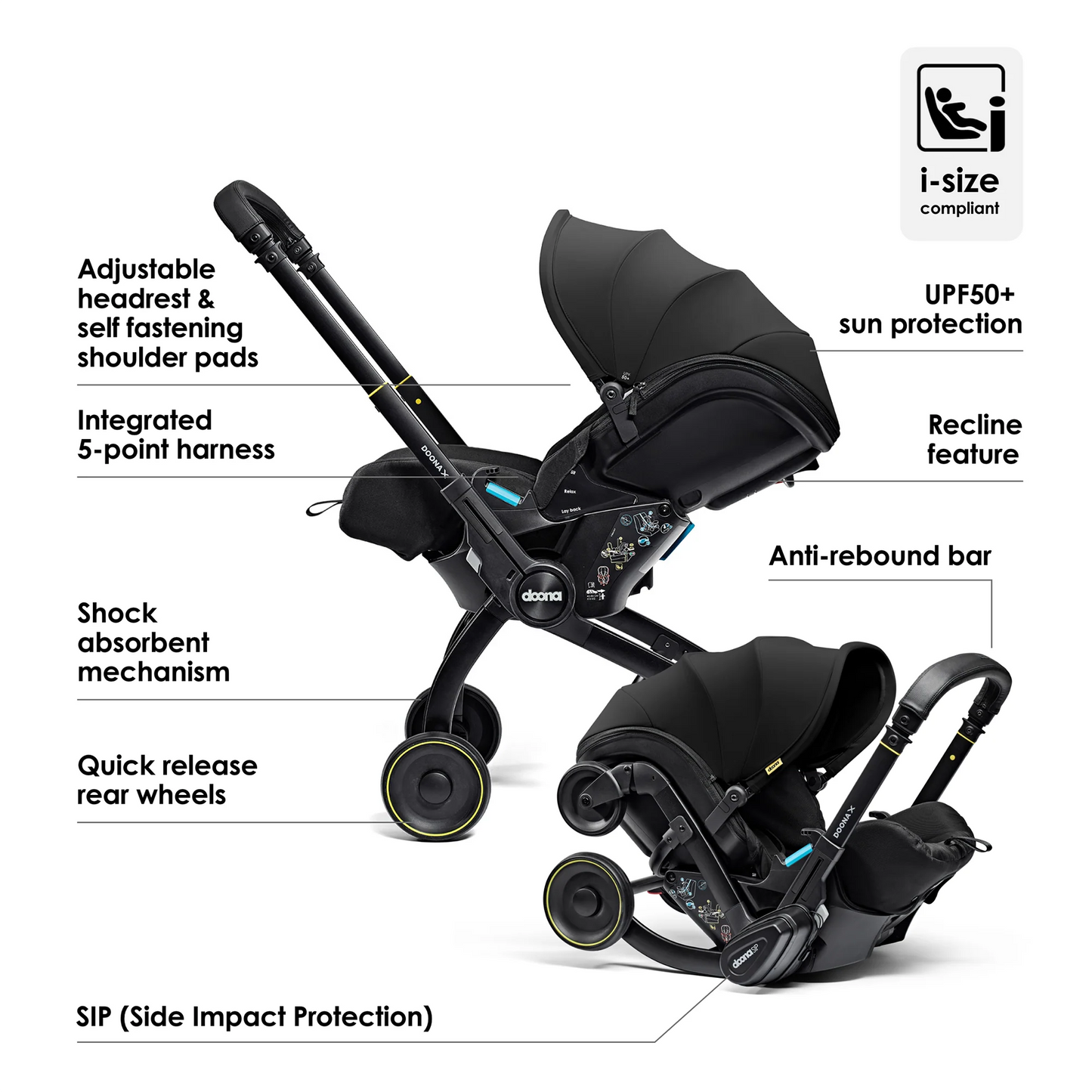 Doona X stroller and car seat combo for rent at Thursday's Child Rental – ensuring your baby’s safety and comfort