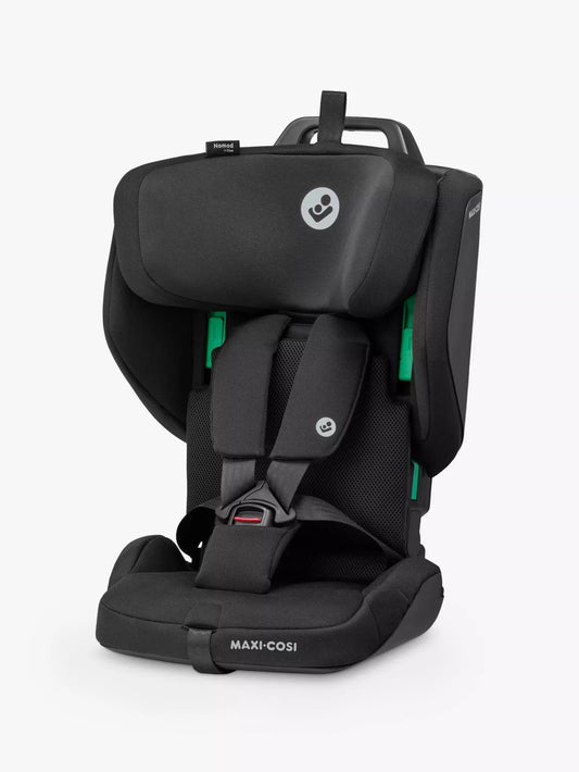 Maxi-Cosi Nomad Plus Travel Car Seat in sleek black, lightweight and compact design – available at Thursday's Child Rental.
