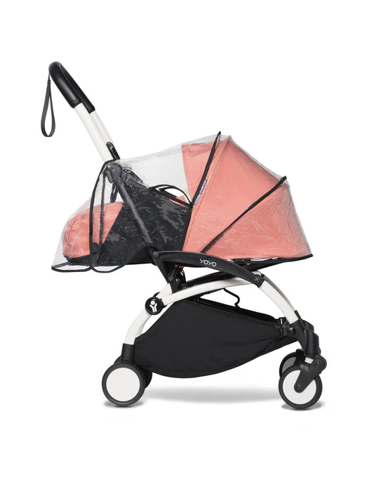 YOYO 3 Raincover Net for strollers – available for rent at Thursday's Child Rental, keeping your baby dry in any weather