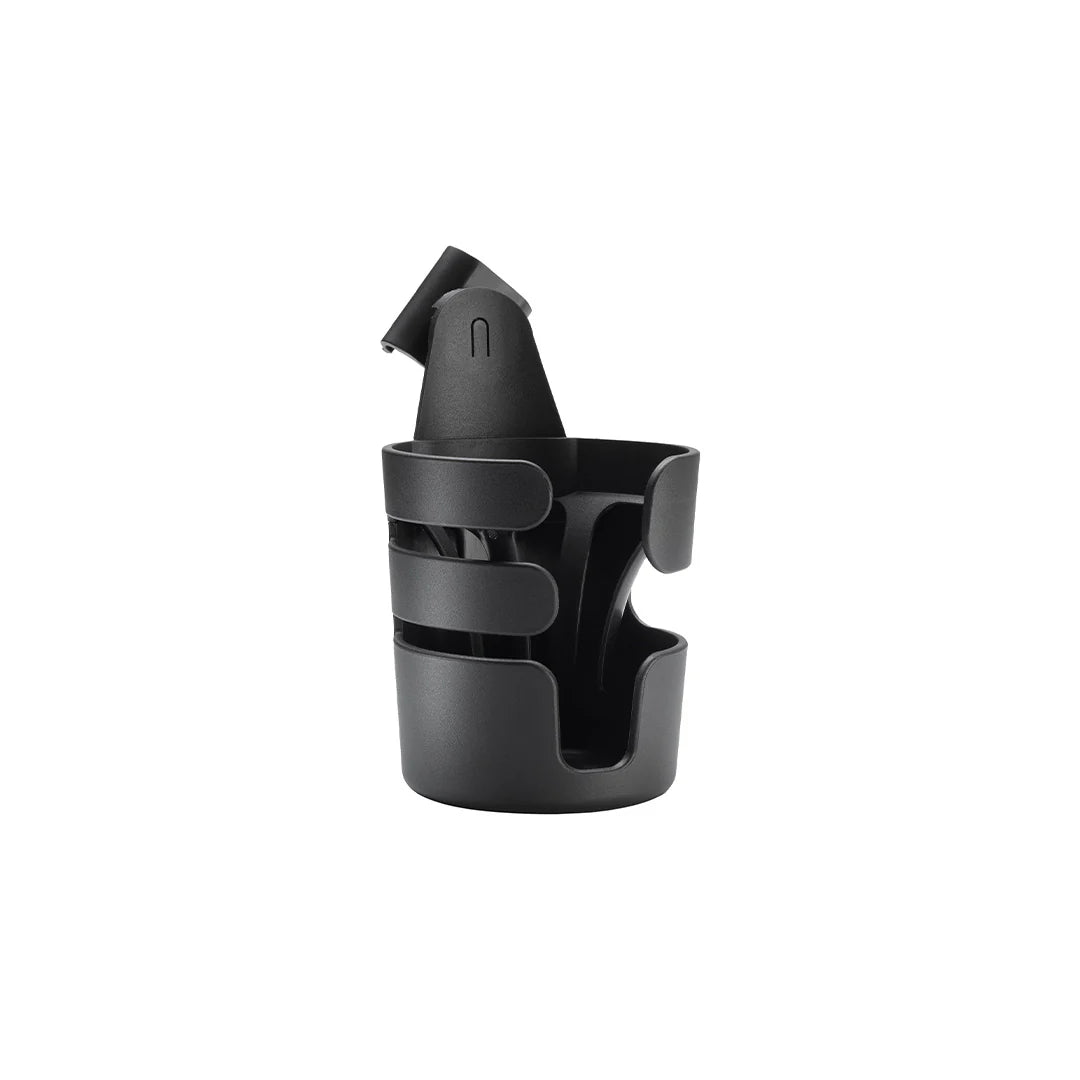 Bugaboo cup holder from Thursday's Child Rental – convenient stroller accessory for holding drinks on the go."