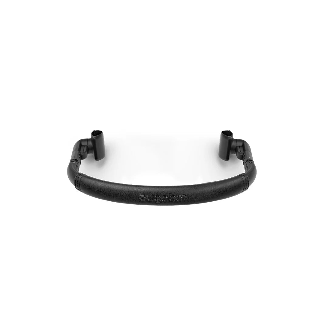 Close-up view of Bugaboo Butterfly 2 / Dragonfly stroller bumper bar, designed for comfort and safety