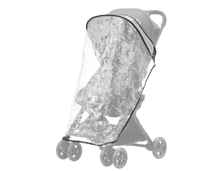 Lara 2 Raincover for stroller – available for rent at Thursday's Child Rental, keeping your baby dry and protected