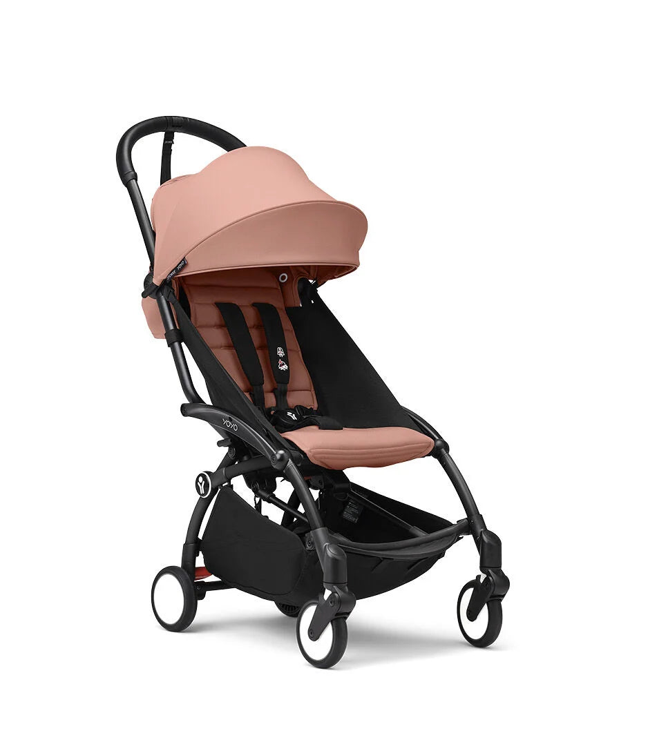 Stokke YOYO3 stroller in Ginger available for rent – lightweight, foldable, and travel-friendly, perfect for families on the go