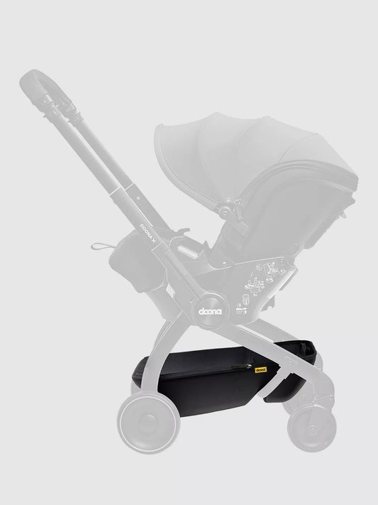 Doona stroller with attached storage bag - Thursday's Child Rental LTD baby gear rental