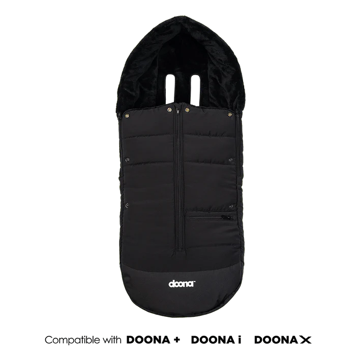 Close-up of Doona Footmuff showing padded interior.
