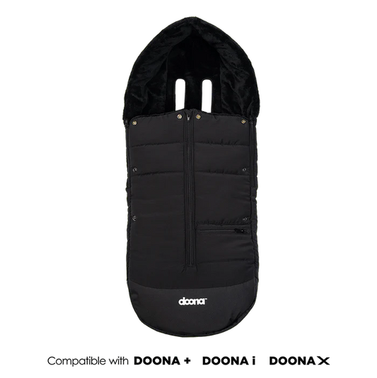 Close-up of Doona Footmuff showing padded interior.