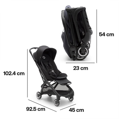 Bugaboo Butterfly stroller – suitable for infants 6 months+, available for short-term rental at Thursday’s Child.